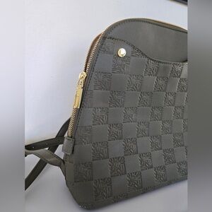 Steve Madden Olive Green Zip Top Minimalist Laptop / Computer Bag